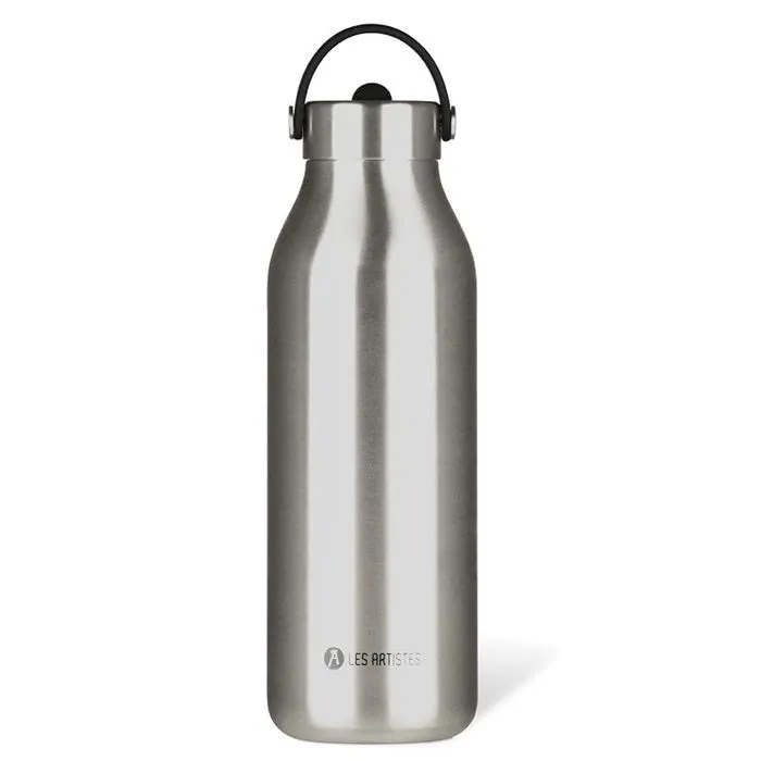 Les Artistes Paris - Bouteille isotherme 2.0 argentée 1,5L-0