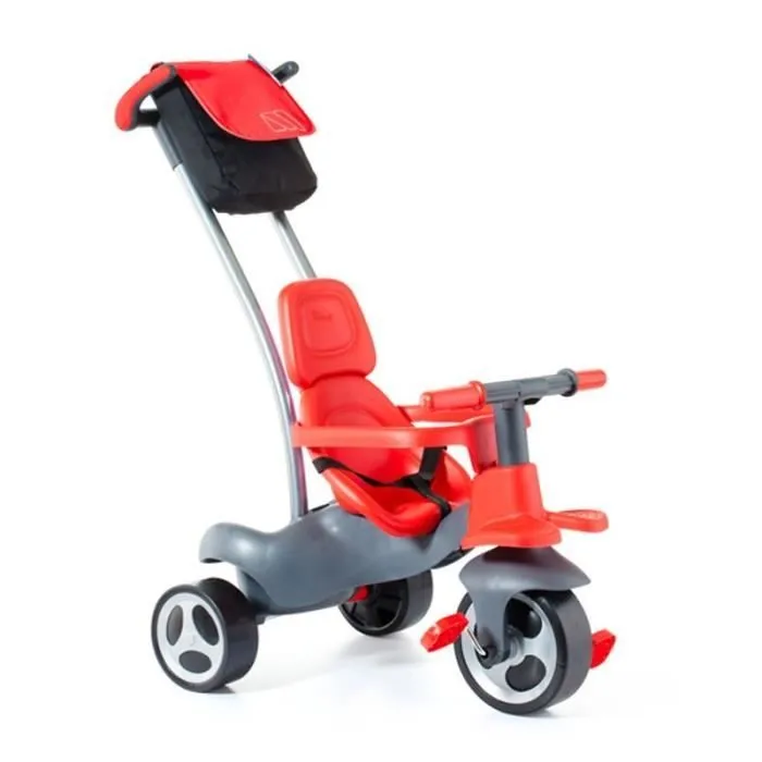 Tricycle - Rouge - 122022 - Roues en gomme - Montage facile - Pour enfants de 18 mois à 4 ans-0