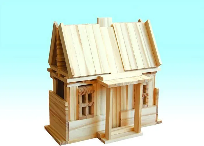 Jeu de construction - Milliwood - 100 éléments - Bois naturel - Jouet éducatif - Mixte-3