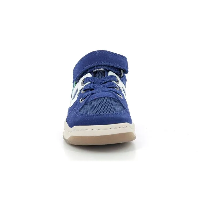 KICKERS Baskets basses Kikouak Marine blanc-4