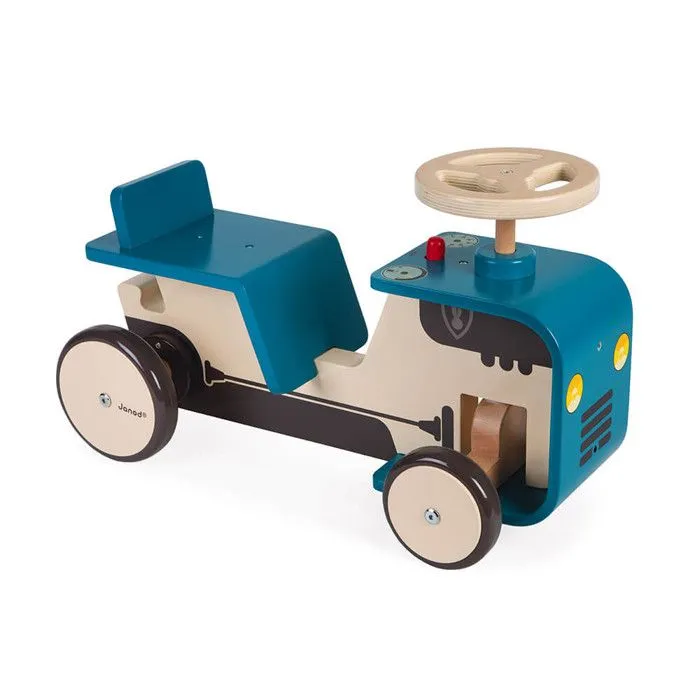 Porteur Tracteur En Bois-0