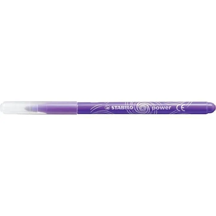 STABILO - 12 feutres de coloriage Trio A-Z - dont 4 fluos - pointe moyenne-1