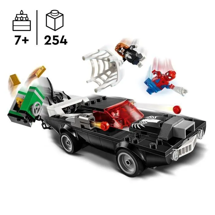 LEGO Marvel 76309 Spider-Man contre le bolide de Venom - Jouet de construction dès 7 ans-1