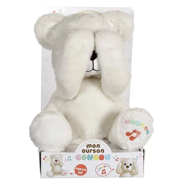 Peluche Ourson Coucou - GIPSY - 25 cm - Mixte - Plush-1