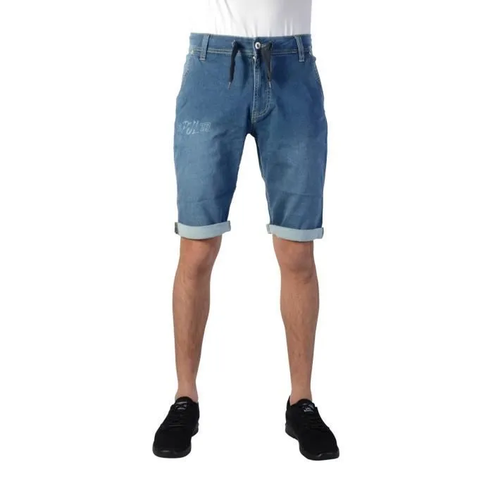 Short Pepe Jeans  Snippet Runner - Bleu-0
