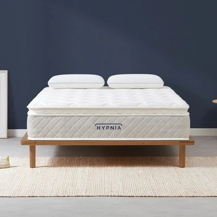 Matelas Ressorts ensachés et mousse à mémoire de forme HYPNIA Bien-être Suprême - 140x190 cm-1