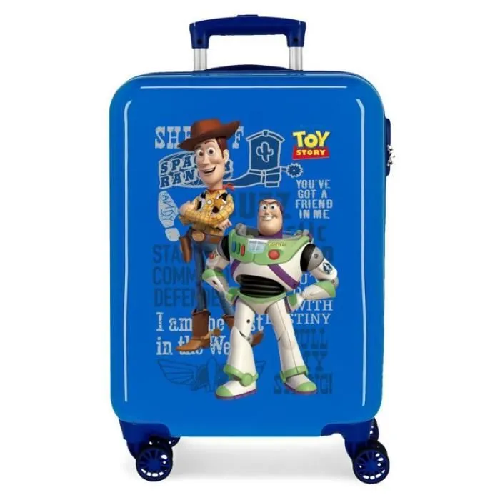 Valise cabine - TOY STORY - You've got a friend - Bleu - 4 roues - ABS léger et résistant-0