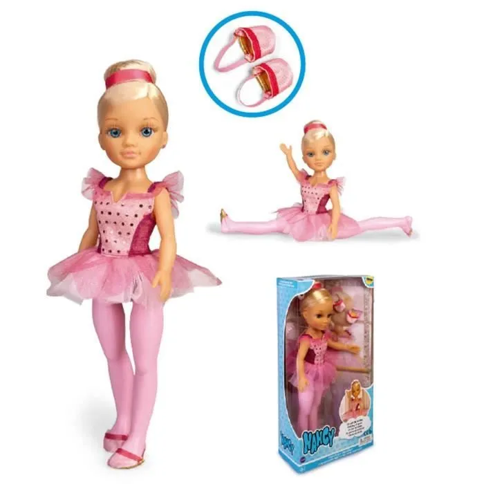 Danseuse de ballet - Nancy - Tutu rose - Corsage à paillettes - Flexible - 3 ans et plus-0