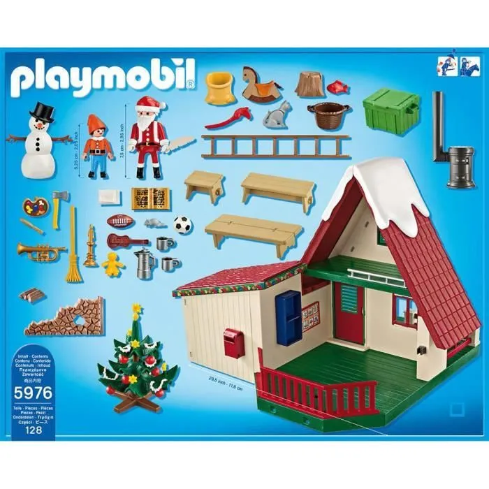 PLAYMOBIL - 5976 - Maisonnette du Père Noël-2