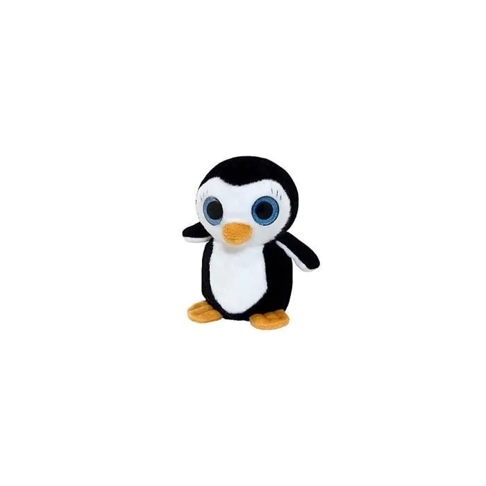 Peluche - WILD PLANET - K7710 - Bébé Pingouin - 15 cm - Noir et Blanc - Mixte-0