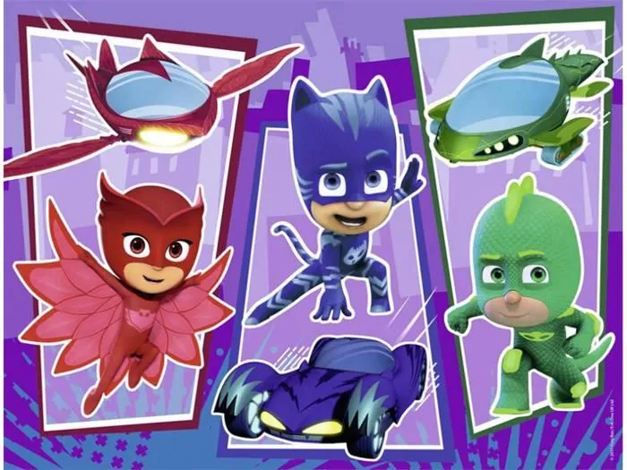 Puzzle Les Pyjamasques 30 pièces avec poster - Nathan - Enfant dès 4 ans-2