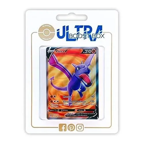 Cartes Pokémon PTERA V 179-196 FULL ART - ULTRABOOST X EPEE ET BOUCLIER - MY-BOOSTER - Jeu de cartes - Pokémon-0