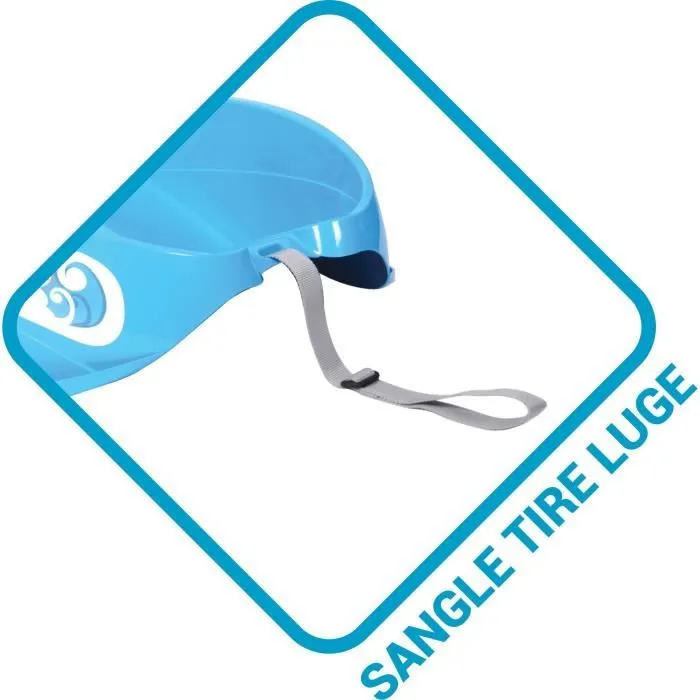Traineau Luge Bébé - EDA PLASTIQUE - Bobee Bob - Harnais de sécurité + Tire-Luge et Sangle-2