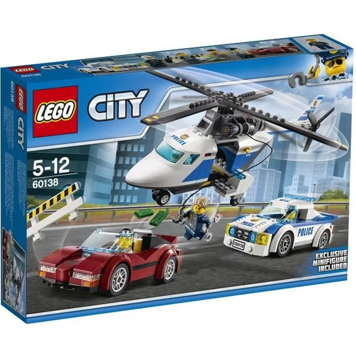 LEGO® City 60138 La Course en Hélicoptère-0