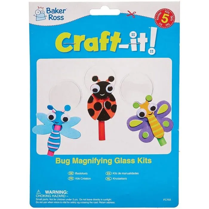 Baker ross - FC703 - Loupe a Insecte - Lot de 5, Activites Manuelles pour Enfants ()-3