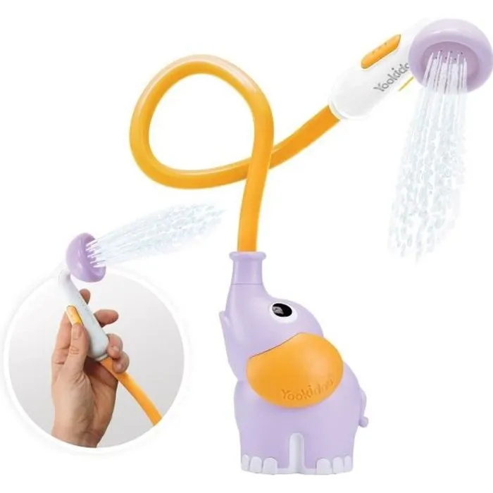 Yookidoo 40160 Purple, Shower de bébé éléphant, Une pièce-0