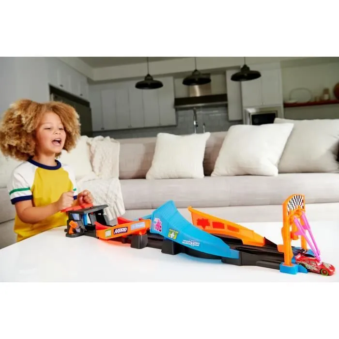 Circuit Glow Racers - Mattel - HPD80 - Jouet de course phosphorescent pour enfant de 4 ans et plus-6