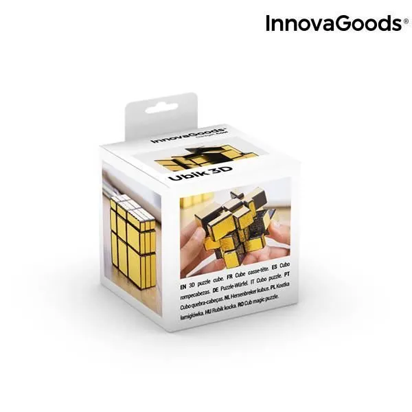 Jeu de société - INNOVAGOODS - Cube Magique Casse-Tête Ubik 3D - Mixte - 1 joueur ou plus - 25 min-3