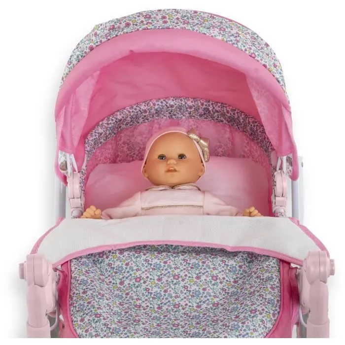 Accessoires poupons - COROLLE - Landau Floral - pour poupons 36 à 52 cm - dès 3 ans-3