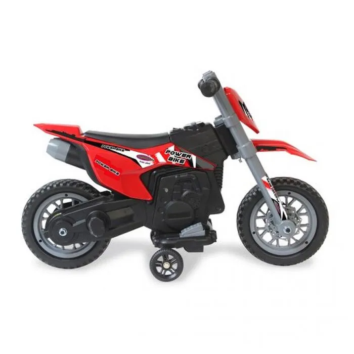 Moto électrique pour enfant - JAMARA - RIDE-ON POWER BIKE ROUGE - Batterie 6V - Pour extérieur-2