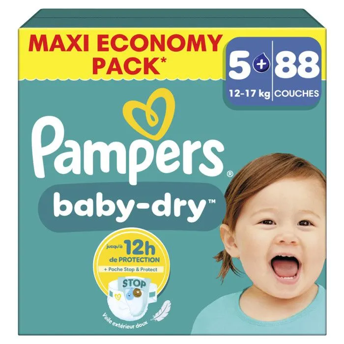 PAMPERS BABY DRY MAXI T5+ X88-0