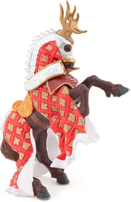 Figurine Cheval du Maître des armes cimier cerf PAPO - Pour Enfant-3