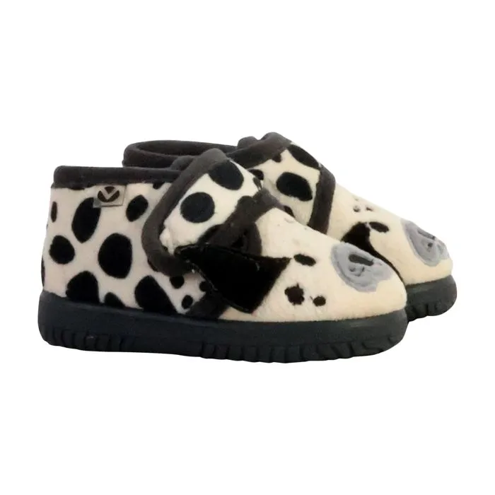 Chausson enfant - VICTORIA - modèle 82774 - blanc - semelle intérieure en gomme - semelle extérieure textile-2