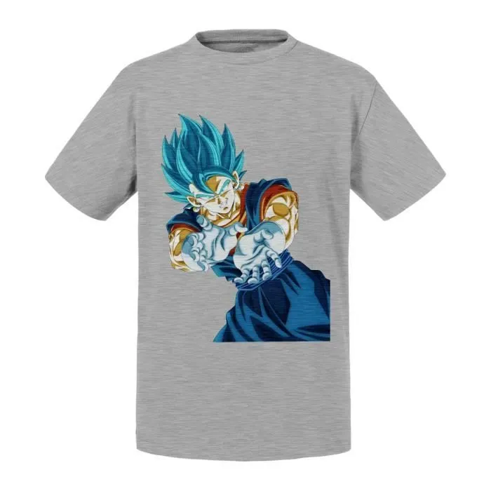 T-shirt Enfant - FABULOUS - Dragon Ball - Vegeta Super Saiyan - Manches Courtes - Col Arrondi-0