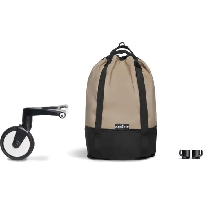 Babyzen Sac à langer Taupe pour poussette YOYO+-0