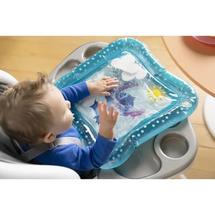 DISNEY BABY - STITCH - Tapis d'eau pour bébé, jeu sensoriel et d'éveil, gonflable, facile à nettoyer, pliable, dès la naissance-2