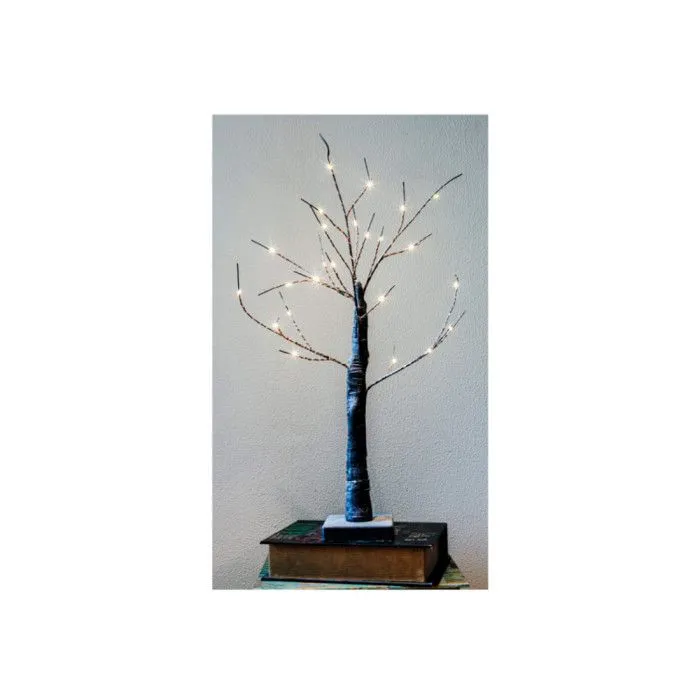 Arbre de Noël 60cm 24 LED au chaud-0