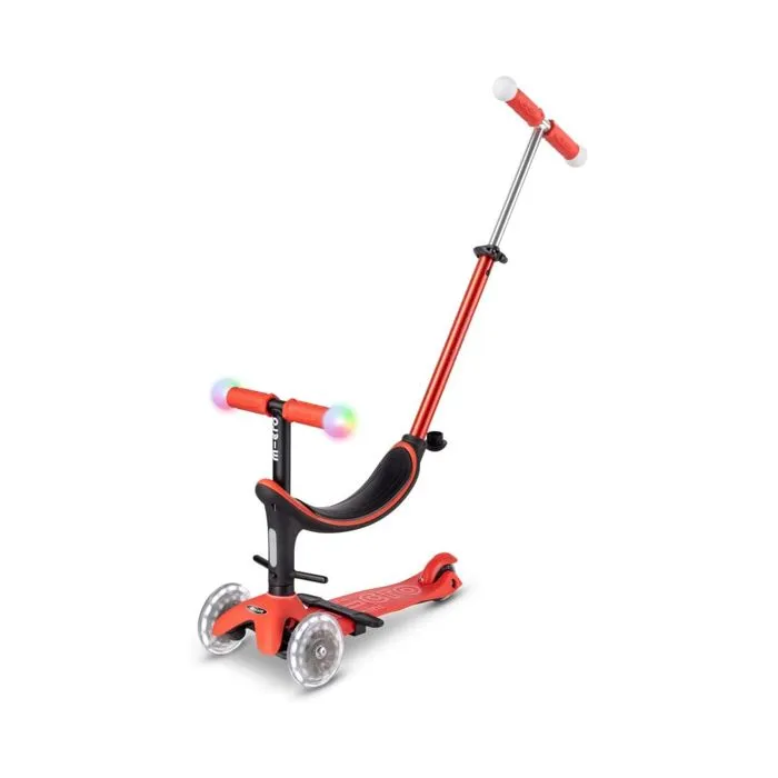 Trottinette évolutive - MICRO - Mini 3en1 Révolution Magic Rouge - Mixte - Enfant - Orange-1
