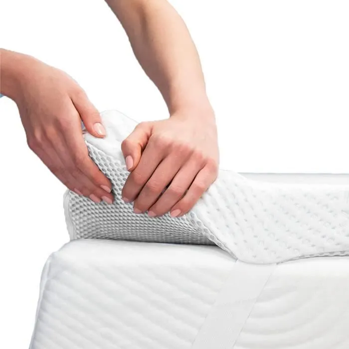 Sûrmatelas en mousse à mémoire de forme 140x190cm - Epaisseur 8cm -Soulage Les tensions Musculaires et améliore la Pression Sanguine-1
