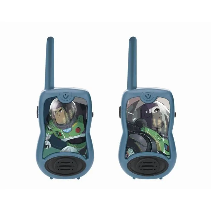 Talkies-Walkies LEXIBOOK - Buzz l'éclair - Portée 120m - Bleu - Enfant - Pile-0