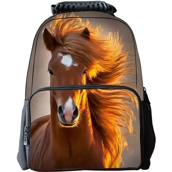 Cheval Cartables, KELUOSI Enfant Garçon Fille Sacs Scolaires (Style-01)-0