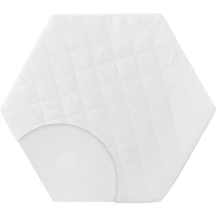 Matelas de Parc Bébé Hexagonal - ROBA - Déhoussable - 97x112 cm - Epaisseur 4 cm-0