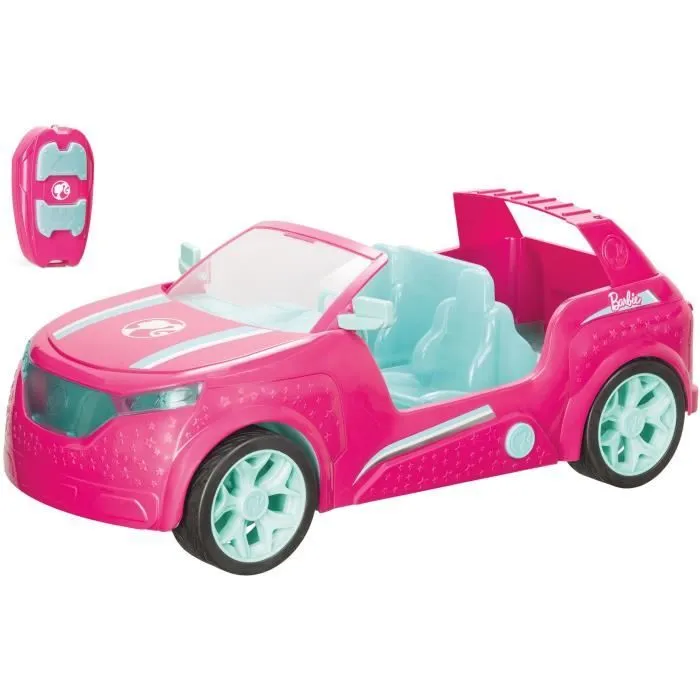 Véhicule télécommandé Barbie Cruiser SUV 44cm - Sons et lumières - MONDO MOTORS-0