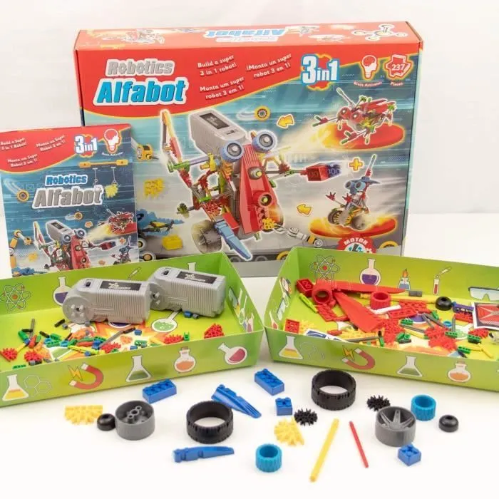 Science4you Robotics alfabot 3 en 1 Jouet scientifique et éducatif Stem () - 605176-3