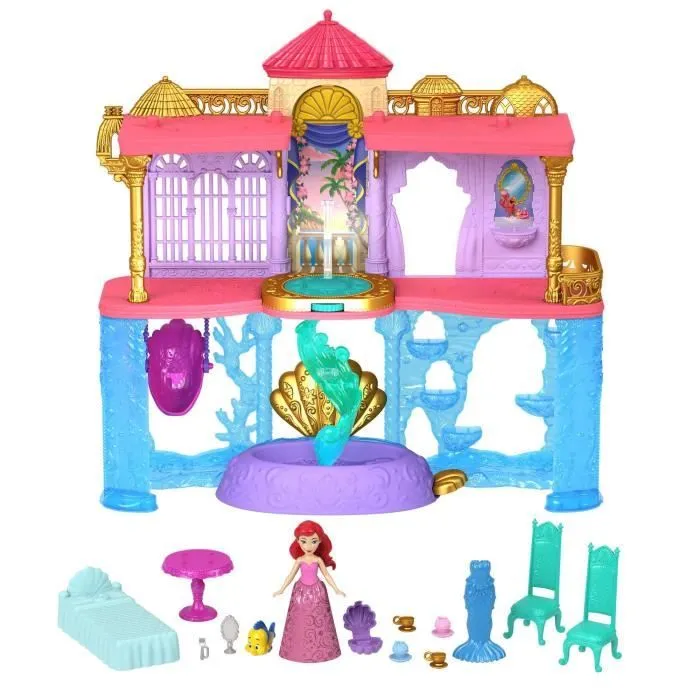 Disney-Princesses Disney-Le Château d’Ariel-Coffret Deluxe HLW95-0