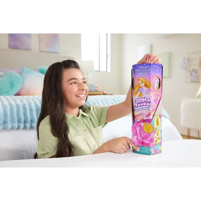 Spin & Reveal Raiponce Mattel Poupée Disney Princesses avec surprises HTV86-2