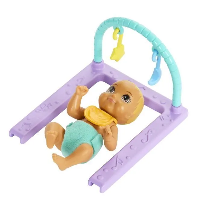 Barbie-La Chambre des Jumeaux-Coffret Skipper, bébés et accessoires HXM99-4