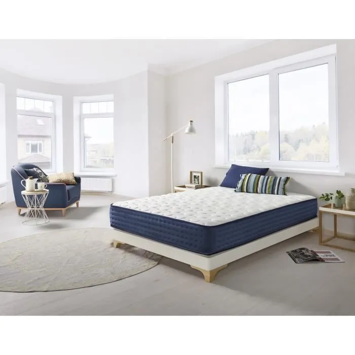 Matelas 90x190 cm Mémoire de forme Luxury Blue Sensation epaisseur 30 cm +/- 2 Fermeté moyenne-élevée. ECCOX-3