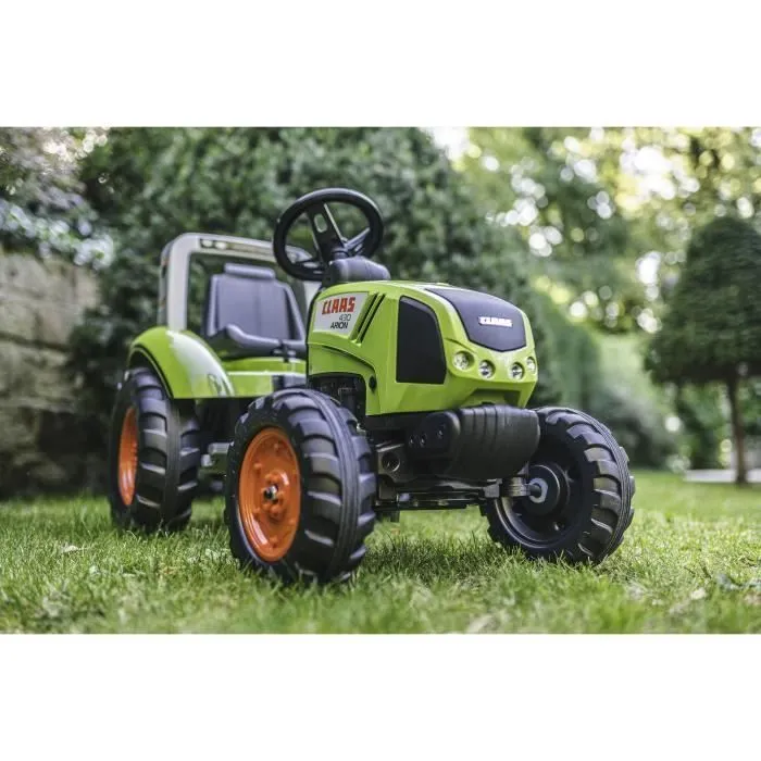 Tracteur à pédales - FALK - Claas - Remorque - Dès 3 ans - 100% Fabriqué en France - 60% de plastique recyclé-2