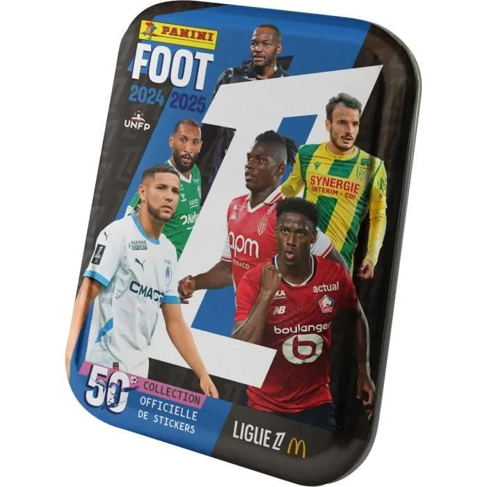 Boîte métal - PANINI - Foot Ligue 1 2024-2025 - McDonald's - 12 pochettes - 84 stickers-3