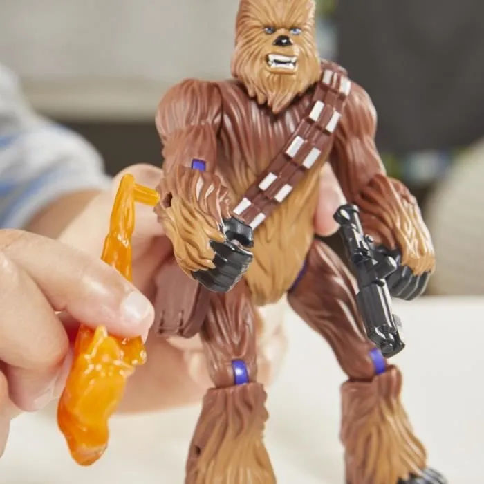 MixMashers Chewbacca, figurine 12 cm personnalisable à mélanger et combiner avec accessoires, Star Wars, dès 4 ans-6