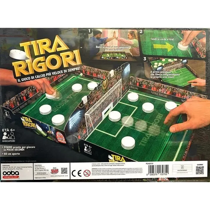 Jeu de plateau - GRANDI GIOCHI - Penalty Shootout - Pour 2 joueurs ou plus-1