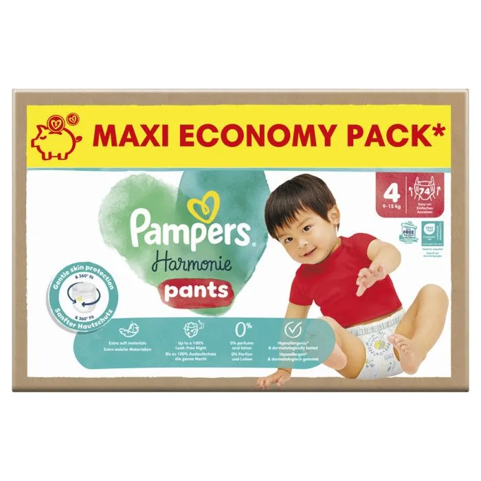 PAMPERS HARMONIE PANTS MAXI T4 X74-0