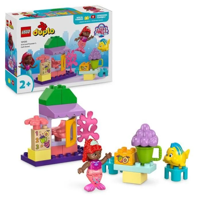 LEGO® DUPLO | Disney 10420 Le stand de café d’Ariel et de Polochon - Set La Petite Sirène-0