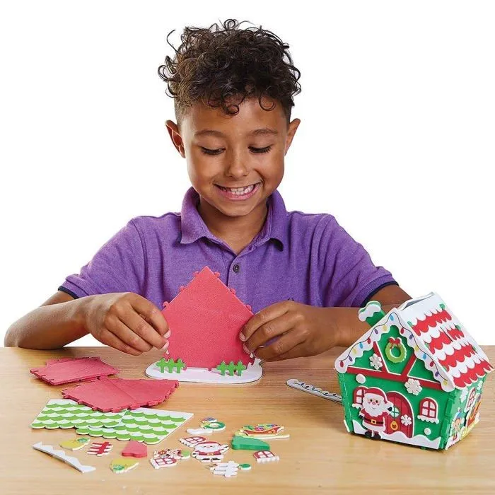 Baker ross - FX281 - Atelier du Pere Noel a Construire - Lot de 2, Jouet de Construction Enfant ()-2