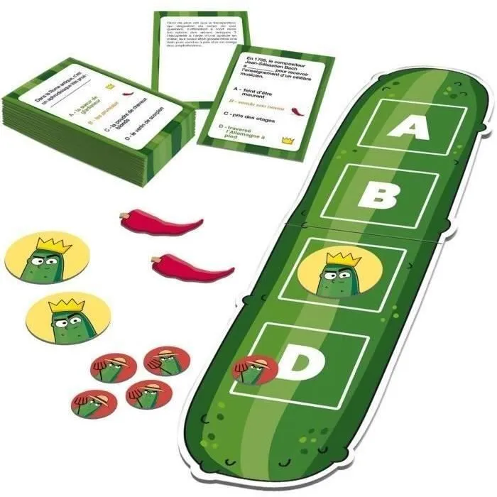 LE ROI CONCOMBRE - Jeu de société - DUJARDIN - Identifiez les anecdotes authentiques dans ce jeu de réflexion amusant !-1